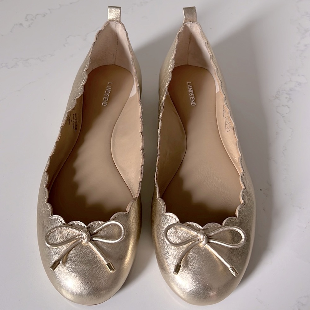 Lands’End Flat Shoes NWOT